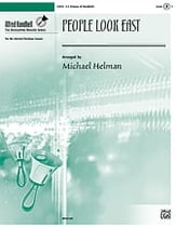 People Look East Handbell sheet music cover
